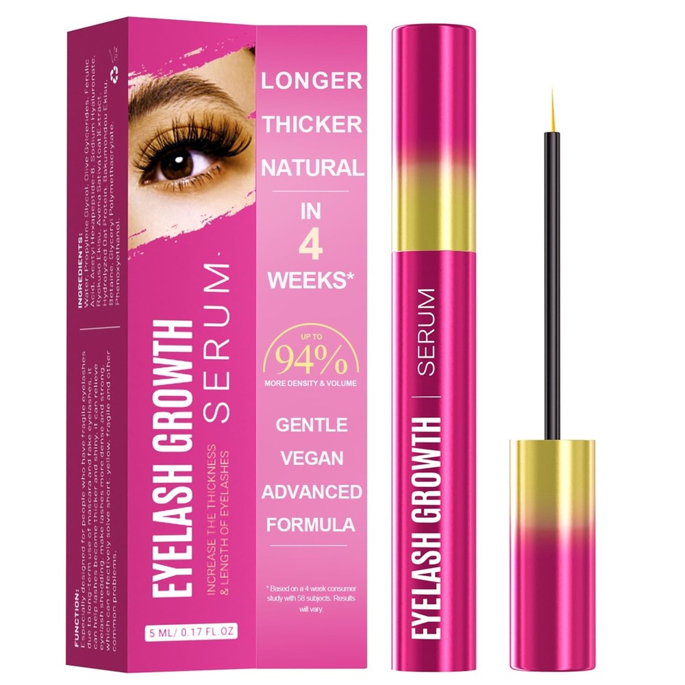 nwt Eyelash Growth Serum 3-Pack Advanced Eyelash Enhancing Vegan Serum 5mL